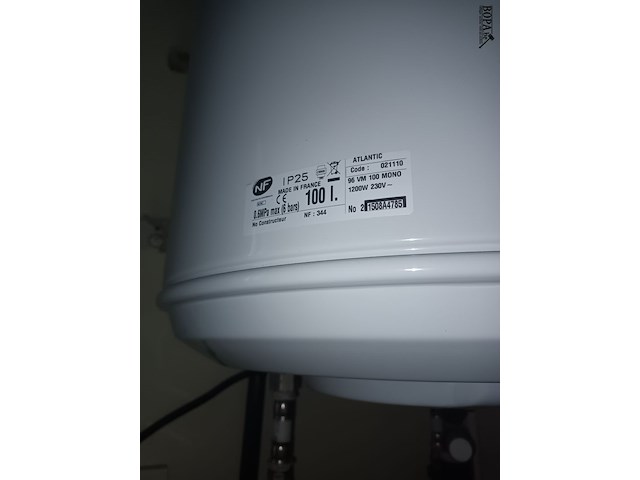 Lot 116 - boiler 100 liter - afbeelding 2 van  3