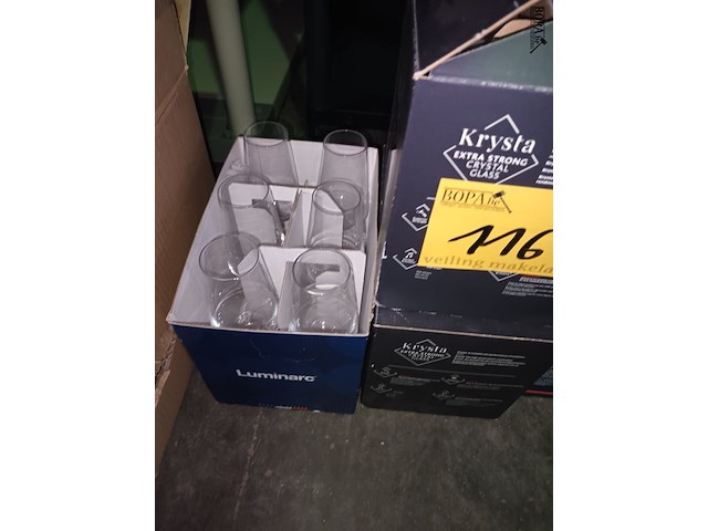 Lot 116 - diverse glazen. 5 dozen - afbeelding 3 van  4