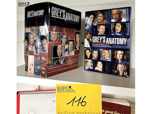 Lot 116 - dvd's grey's anatomy - afbeelding 1 van  4