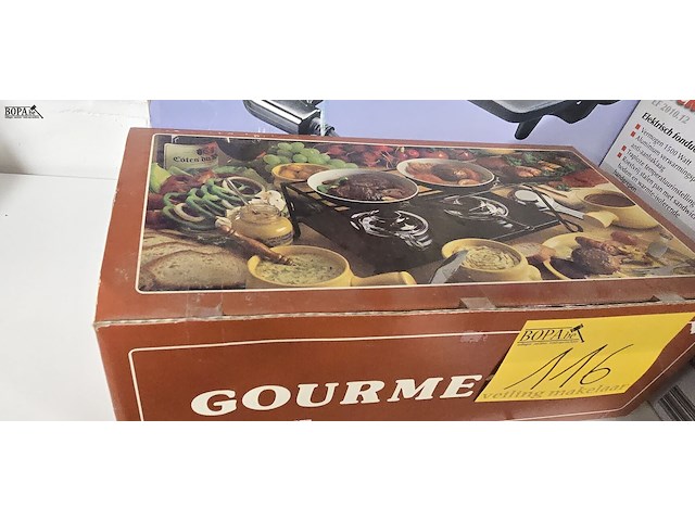 Lot 116 - gourmet, bakplaat en fondue set - afbeelding 2 van  4
