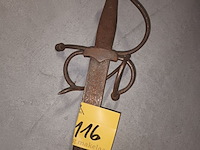 Lot 116 - metalen sierzwaard - afbeelding 1 van  4