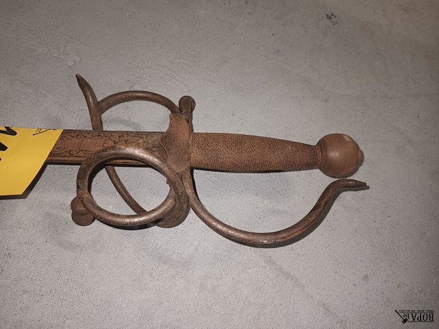 Lot 116 - metalen sierzwaard - afbeelding 4 van  4