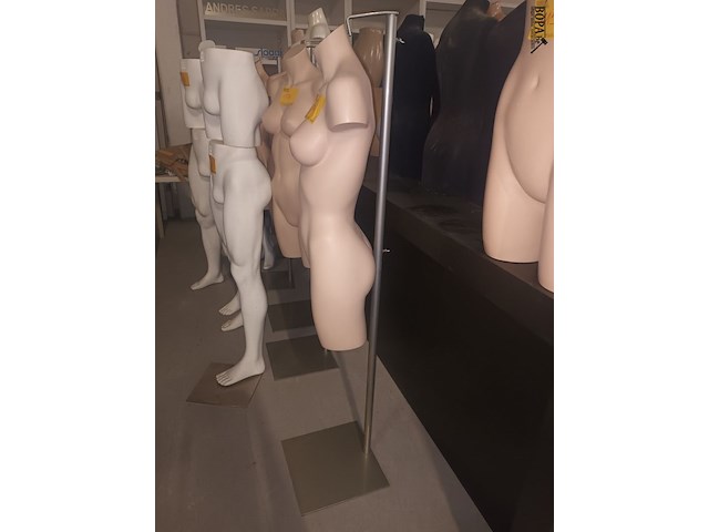 Lot 116 - paspop vrouw torso op statief - afbeelding 2 van  3