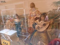 Lot 116 - vergulde lijst met dansend koppel - afbeelding 2 van  4