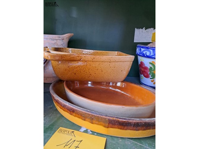 Lot 117 - oude ovenschalen - afbeelding 3 van  3