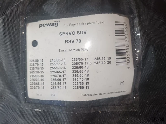 Lot 117 - sneeuwketting pewag servo suv - afbeelding 3 van  4
