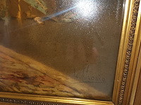 Lot 117 - vergulde lijst met edelmannen - afbeelding 4 van  4