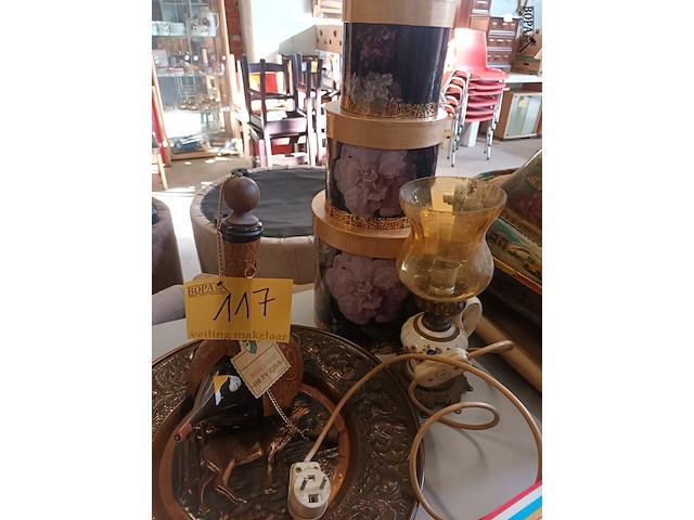 Lot 117 - vintage deco. 6 stuks - afbeelding 1 van  4