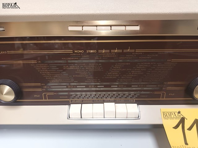 Lot 118 - antiek radio philips - afbeelding 4 van  4