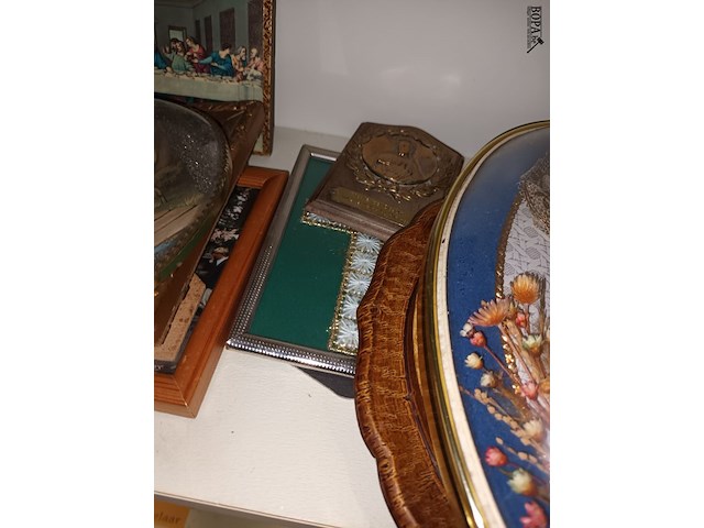 Lot 118 - religieuze kleine kaders. 13 stuks - afbeelding 7 van  7