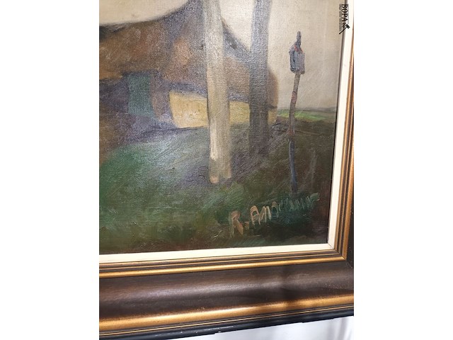 Lot 118 - schilderij hoeve - afbeelding 2 van  4