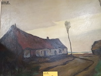 Lot 118 - schilderij hoeve - afbeelding 3 van  4