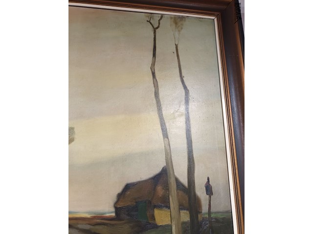 Lot 118 - schilderij hoeve - afbeelding 4 van  4