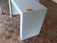 Lot 118 - witte uittrekbare console tafel - afbeelding 4 van  4