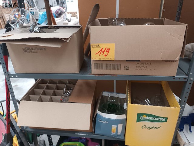 Lot 119 - drinkglazen - 5 dozen - afbeelding 1 van  5