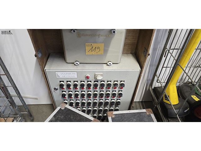 Lot 119 - elektrische schakelkasten 10 stuks - afbeelding 2 van  5