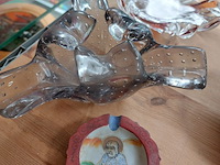 Lot 119 - lot asbakken in glas, tin, koper..., ong. 6 stuks - afbeelding 2 van  4