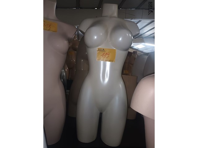 Lot 119 - paspop torso vrouw - afbeelding 3 van  3