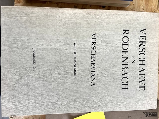 Lot 119 - verschaeve en rodernbach en verschaeviana 9 boekdelen - afbeelding 5 van  13