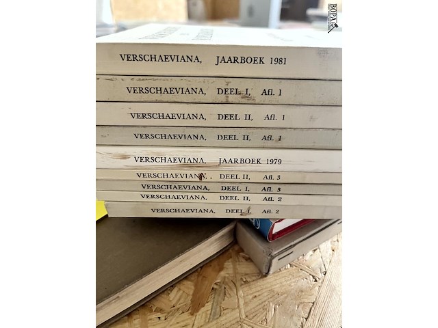 Lot 119 - verschaeve en rodernbach en verschaeviana 9 boekdelen - afbeelding 1 van  13