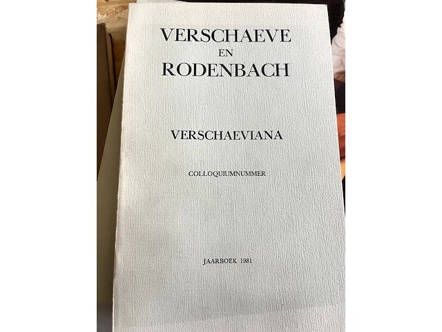 Lot 119 - verschaeve en rodernbach en verschaeviana 9 boekdelen - afbeelding 6 van  13