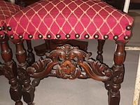 Lot 12 - antieke stoel. 2 stuks - afbeelding 2 van  4