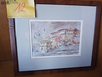 Lot 12 - aquarel tarnovo - afbeelding 2 van  4