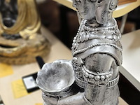 Lot 12 - boeddha zilverkleurig - afbeelding 2 van  3