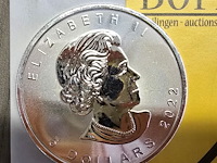 Lot 12 - canada maple zilveren munten (2022) (2 stuks) - afbeelding 4 van  4