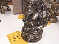 Lot 12 - koperen ganesha - afbeelding 2 van  5