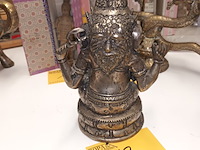 Lot 12 - koperen ganesha - afbeelding 4 van  5