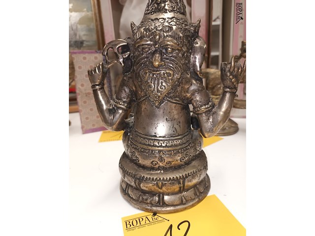 Lot 12 - koperen ganesha - afbeelding 5 van  5