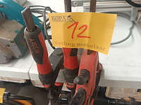 Lot 12 - lijmklem bessey. 3 stuks