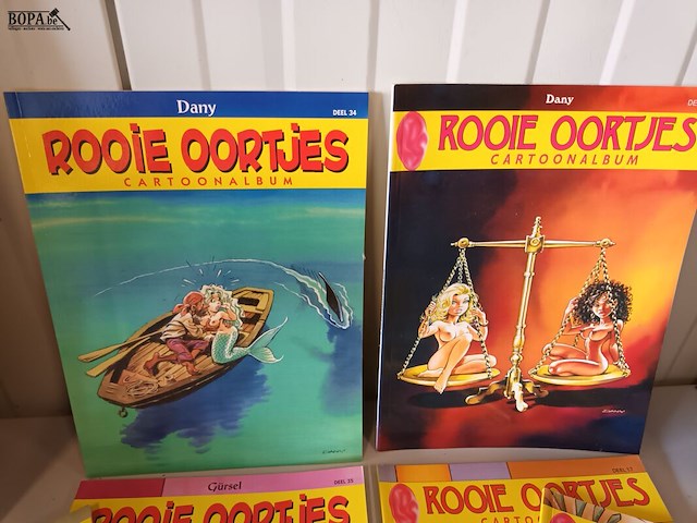 Lot 12 - rooie oortjes cartoonalbum. 10 stuks - afbeelding 2 van  5