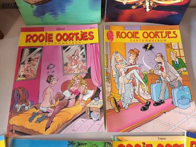 Lot 12 - rooie oortjes cartoonalbum. 10 stuks - afbeelding 3 van  5