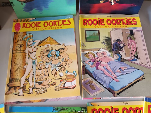 Lot 12 - rooie oortjes cartoonalbum. 10 stuks - afbeelding 4 van  5