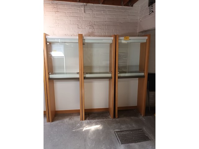 Lot 12 - vitrine kastjes. 3 stuks - afbeelding 1 van  4