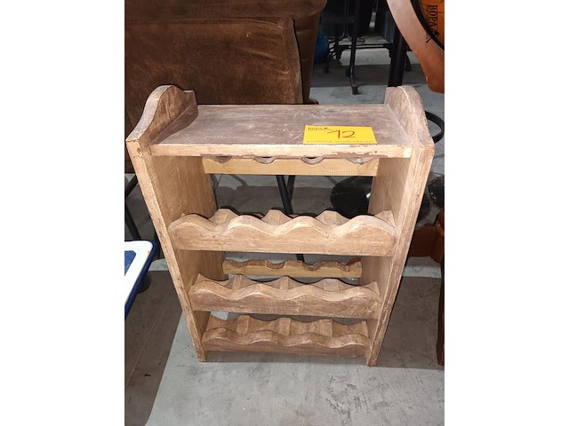 Lot 12 - wijnrek en wereldbol bar - afbeelding 2 van  4