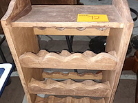 Lot 12 - wijnrek en wereldbol bar - afbeelding 2 van  4
