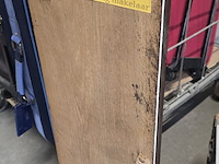 Lot 120 - antieke porte monteau koper & eik - afbeelding 1 van  2