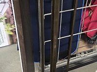 Lot 120 - antieke porte monteau koper & eik - afbeelding 2 van  2