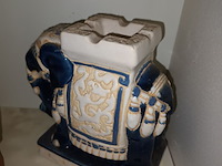 Lot 120 - decoratieve olifanten. 5 stuks - afbeelding 4 van  4