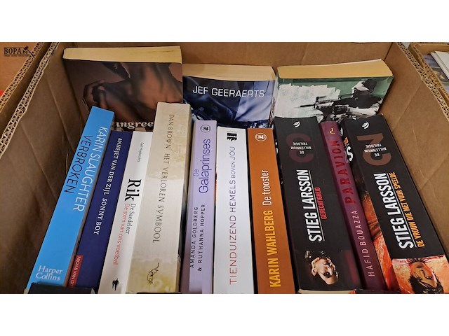 Lot 120 - doos met boeken ong 25 stuks - afbeelding 3 van  3