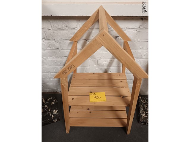 Lot 120 - houten rekje - afbeelding 1 van  4