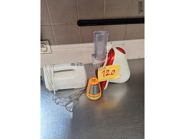 Lot 120 - mixer en kaasrasp - afbeelding 1 van  3