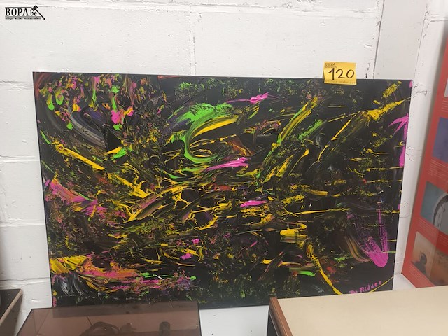 Lot 120 - modern schilderij - afbeelding 1 van  5