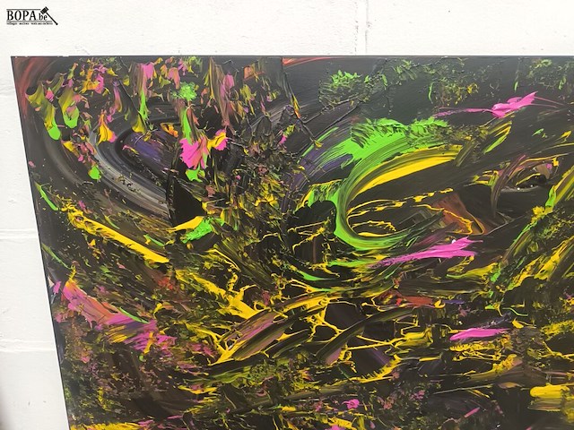 Lot 120 - modern schilderij - afbeelding 2 van  5