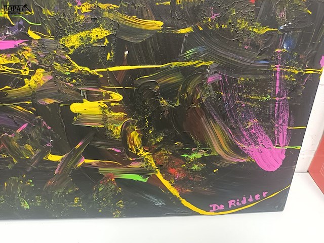 Lot 120 - modern schilderij - afbeelding 4 van  5