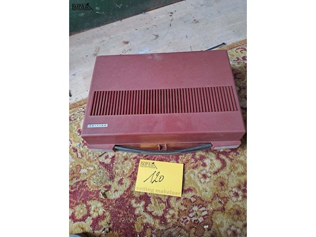 Lot 120 - vintage plaaten speler mini disc philips 22gf210 - all trans - afbeelding 1 van  2