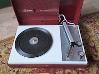 Lot 120 - vintage plaaten speler mini disc philips 22gf210 - all trans - afbeelding 2 van  2
